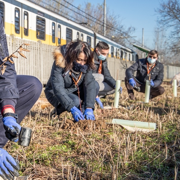 ATM: boschi aziendali dentro ai depositi urbani in Milano