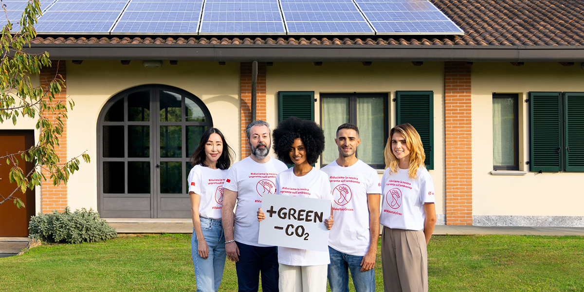 E.ON: Make Italy Green. Energia in movimento.